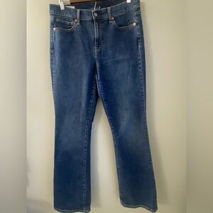 Gap Baby Boot Mid Rise Jeans Womens Size 31/12  Bootcut Medium Wash Blue